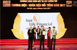 Sun Life Việt Nam - Top 10 Thương hiệu, nhãn hiệu nổi tiếng năm 2017          